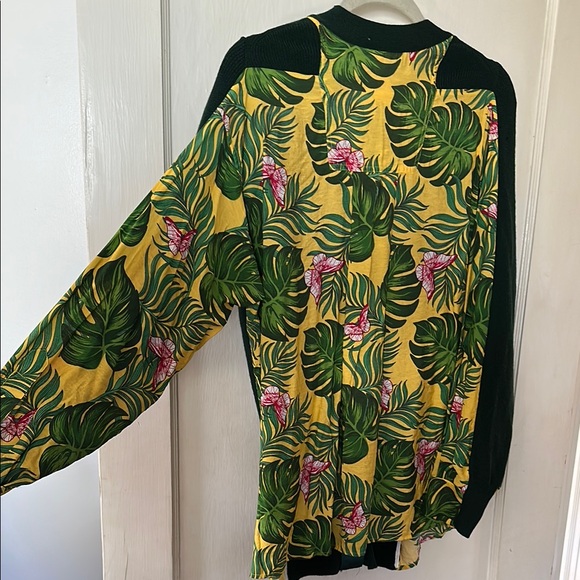 Free People Sandrine Rose original - Dark Green Grandpa Sweater - Picture 4 of 8